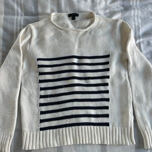 J Crew - Rollneck Striped Knit Sweater